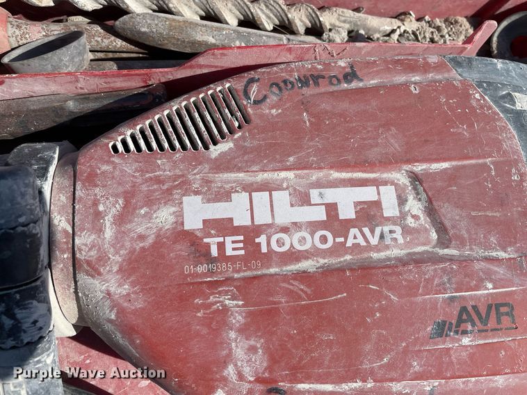 image for item MY9188 (2) Hilti TE1000-AVR hammer drills