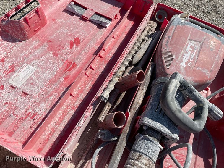 image for item MY9188 (2) Hilti TE1000-AVR hammer drills