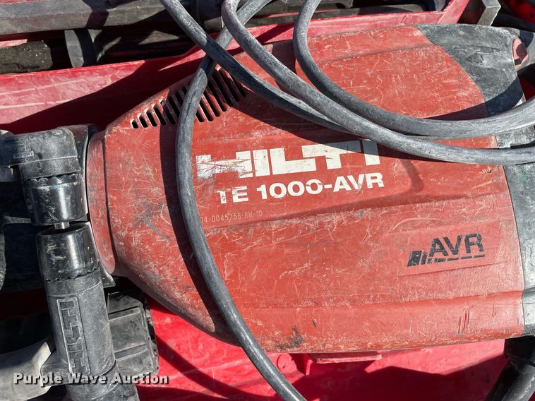 image for item MY9188 (2) Hilti TE1000-AVR hammer drills