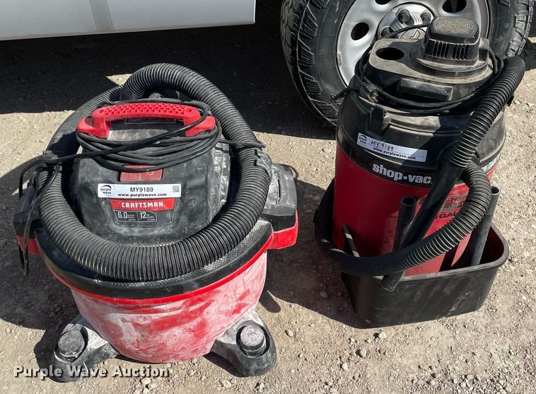 image for item MY9189 (2) shop vacuums