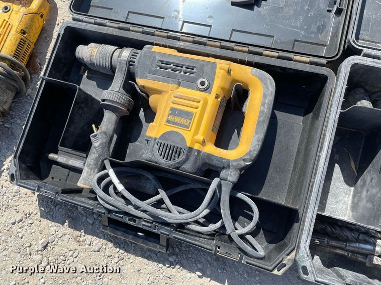 image for item MY9195 (4) DeWalt hammer drills