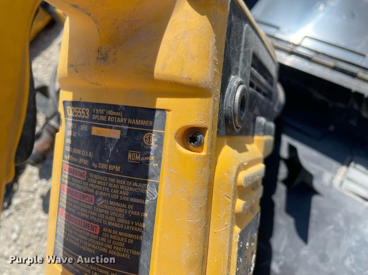 image for item MY9195 (4) DeWalt hammer drills