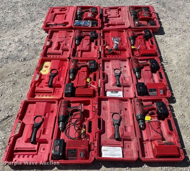 image for item MY9198 (9) Milwaukee drills