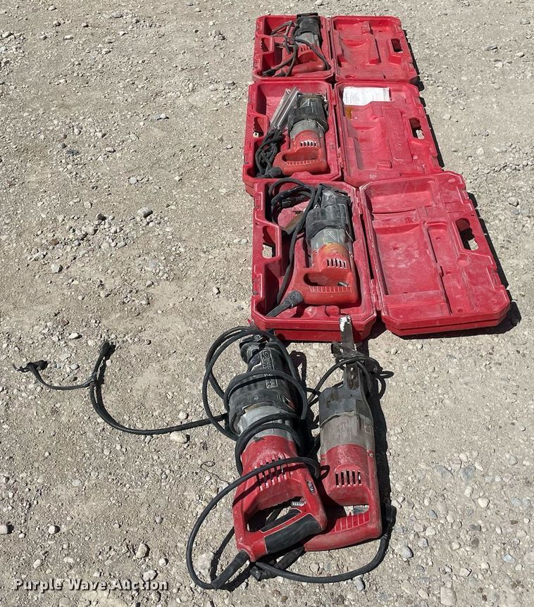 image for item MY9199 (5) Milwaukee reciprocating saws