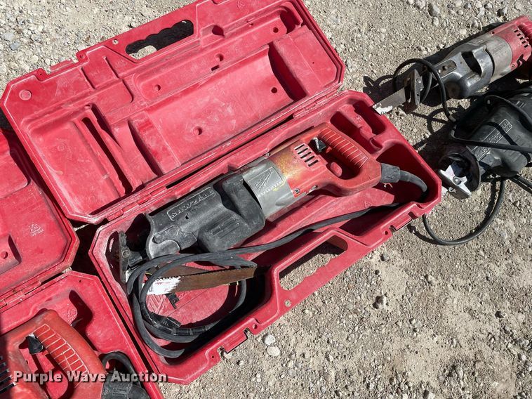 image for item MY9199 (5) Milwaukee reciprocating saws