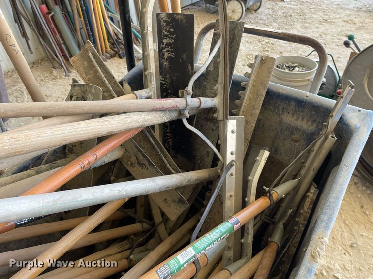 image for item MY9288 Approximately 35 concrete rakes and squeegees
