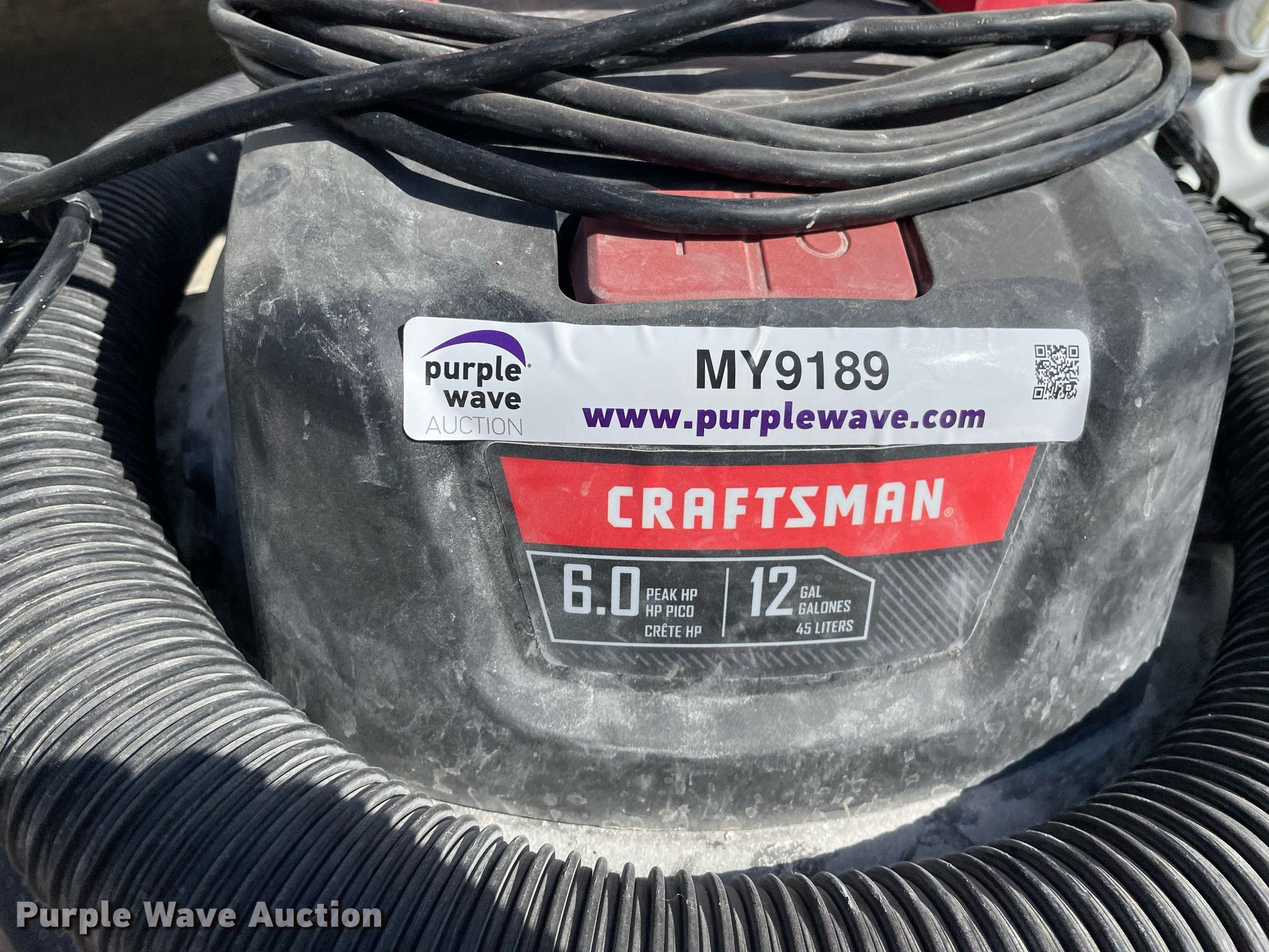 (2) shop vacuums in Wichita, KS Item MY9189 sold Purple Wave