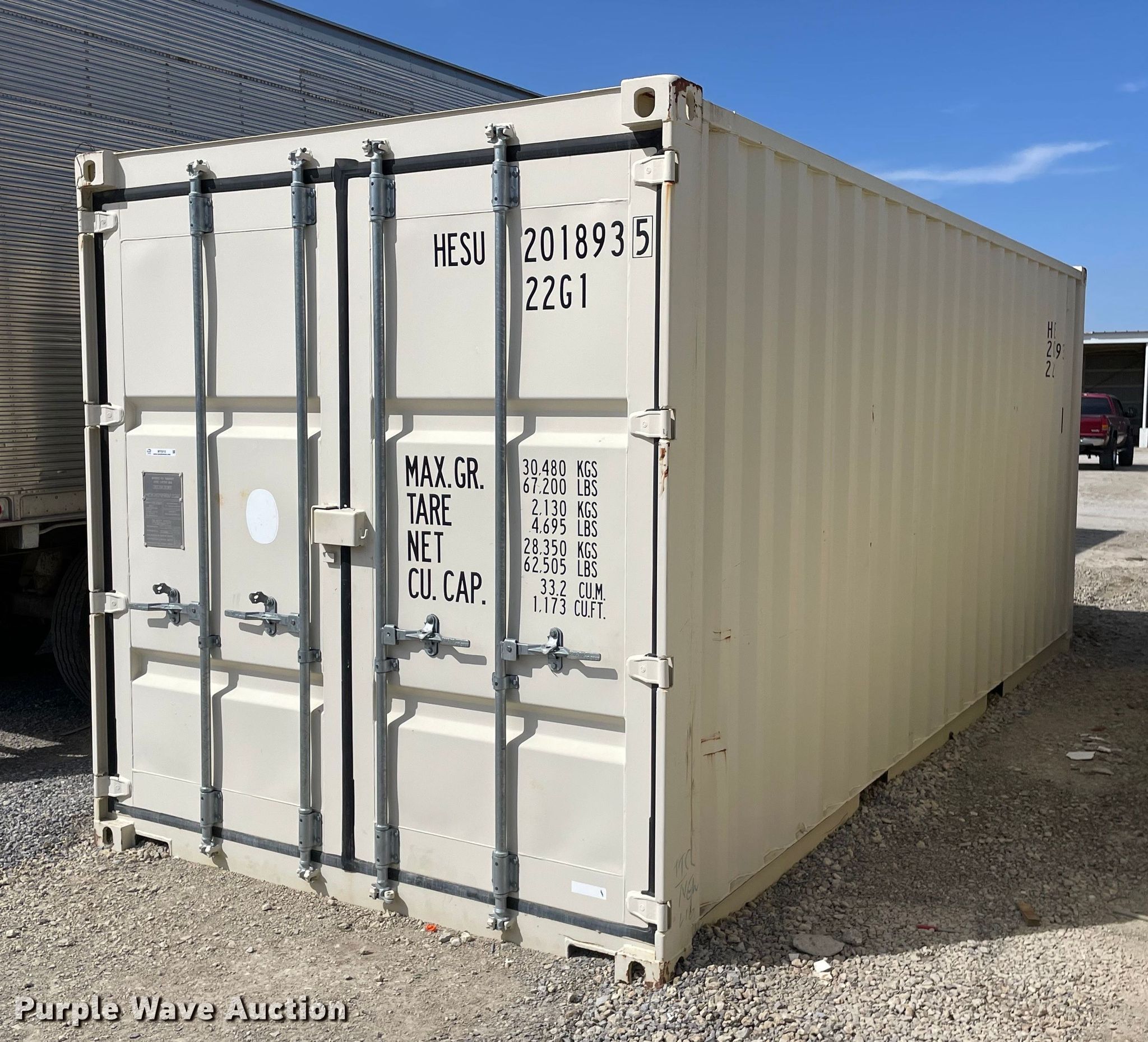 2015 Fohsin Container F40001 shipping container in Wichita, KS Item