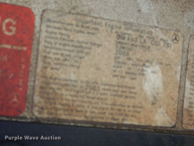 image for item DK1731 2004 Sterling L9500  flatbed truck