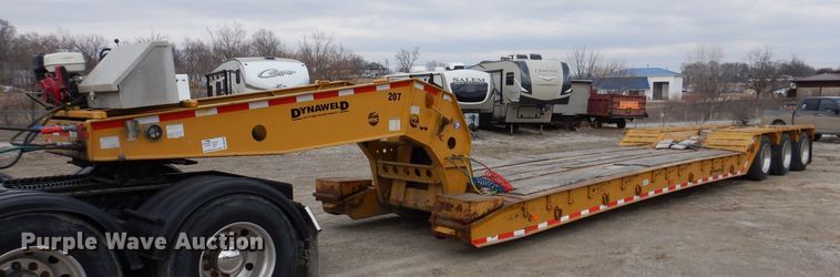 image for item DK5209 1998 Dynaweld 207  lowboy equipment trailer