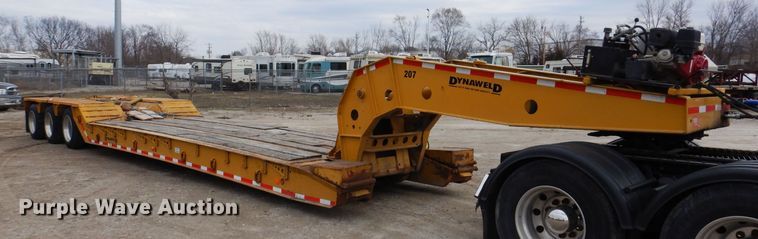 image for item DK5209 1998 Dynaweld 207  lowboy equipment trailer