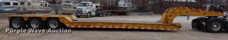image for item DK5209 1998 Dynaweld 207  lowboy equipment trailer