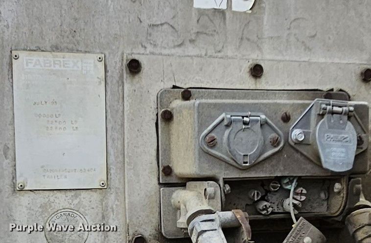 image for item DO4308 1993 Fabrex Inc.  walking floor trailer