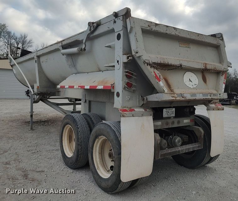 image for item DQ0493 2012 Construction Trailer Specialist  end dump trailer