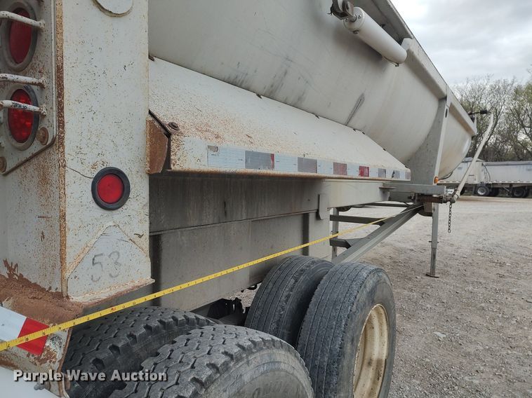 image for item DQ0494 2012 Construction Trailer Specialist  end dump trailer