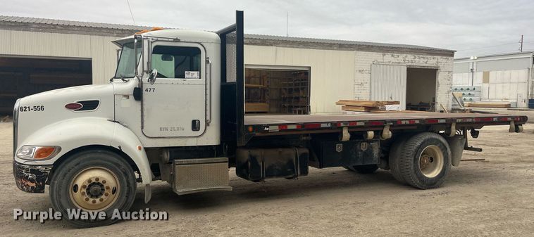 image for item DQ4094 2008 Peterbilt 335  dump flatbed truck