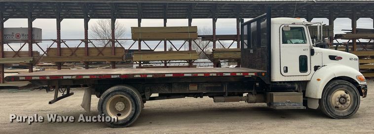 image for item DQ4094 2008 Peterbilt 335  dump flatbed truck