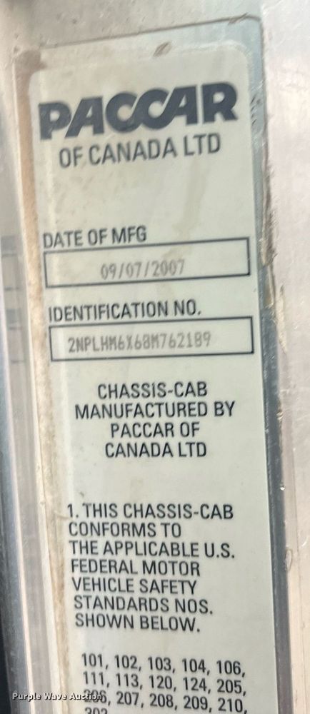 image for item DQ4094 2008 Peterbilt 335  dump flatbed truck