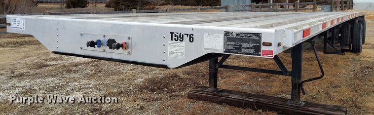 image for item DQ4107 2016 Transcraft Eagle II  flatbed trailer