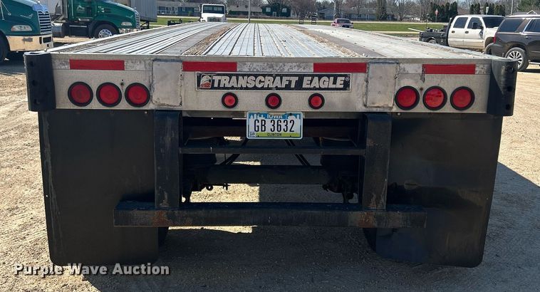 image for item DR4563 1998 Transcraft Corp Eagle W2  flatbed trailer