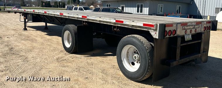 image for item DR4563 1998 Transcraft Corp Eagle W2  flatbed trailer