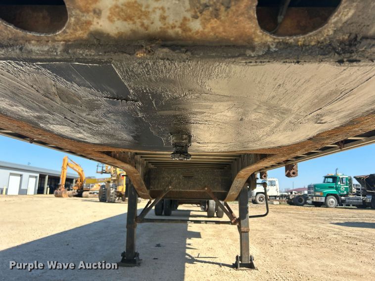 image for item DR4563 1998 Transcraft Corp Eagle W2  flatbed trailer