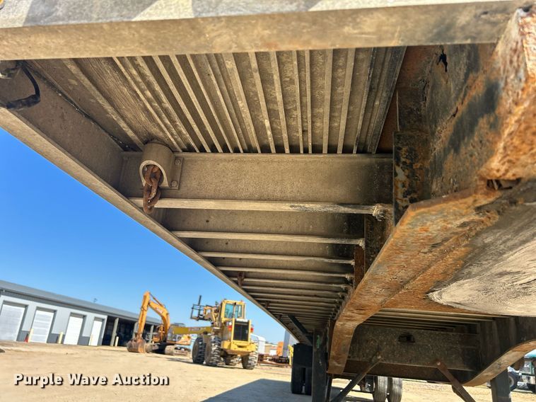 image for item DR4563 1998 Transcraft Corp Eagle W2  flatbed trailer