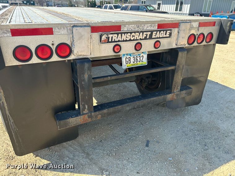image for item DR4563 1998 Transcraft Corp Eagle W2  flatbed trailer