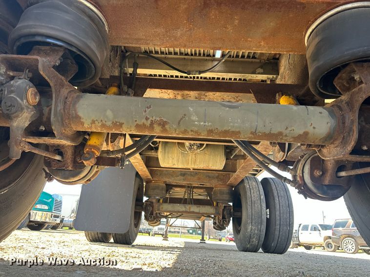 image for item DR4563 1998 Transcraft Corp Eagle W2  flatbed trailer