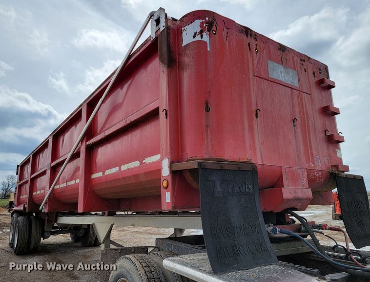 image for item HG9490 1998 Travis  end dump trailer