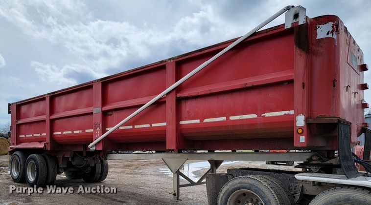image for item HG9490 1998 Travis  end dump trailer