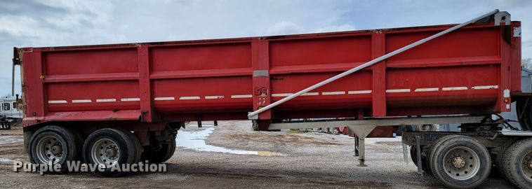 image for item HG9490 1998 Travis  end dump trailer