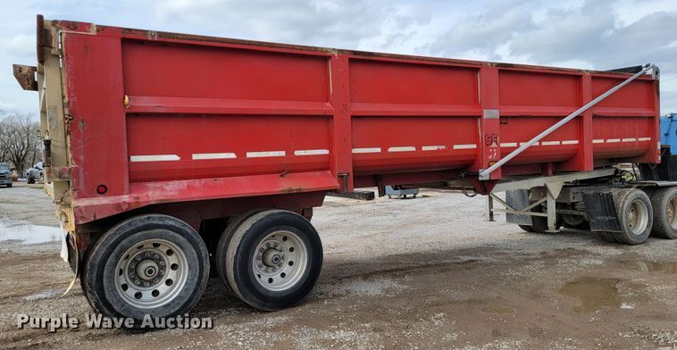 image for item HG9490 1998 Travis  end dump trailer
