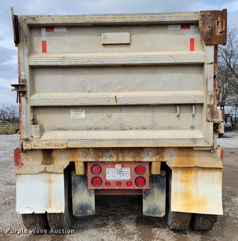 image for item HG9490 1998 Travis  end dump trailer