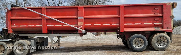 image for item HG9490 1998 Travis  end dump trailer