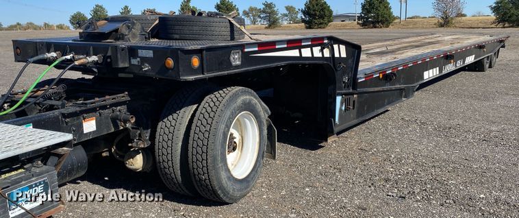 image for item JW9344 2007 Landoll  drop tilt deck equipment trailer