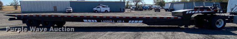 image for item JW9344 2007 Landoll  drop tilt deck equipment trailer