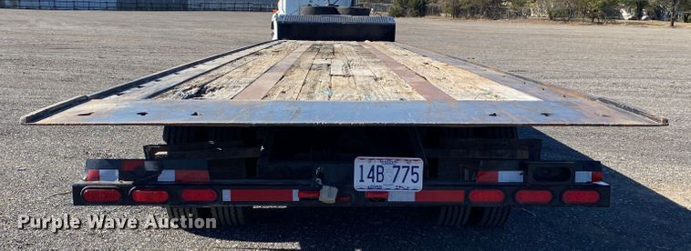 image for item JW9344 2007 Landoll  drop tilt deck equipment trailer