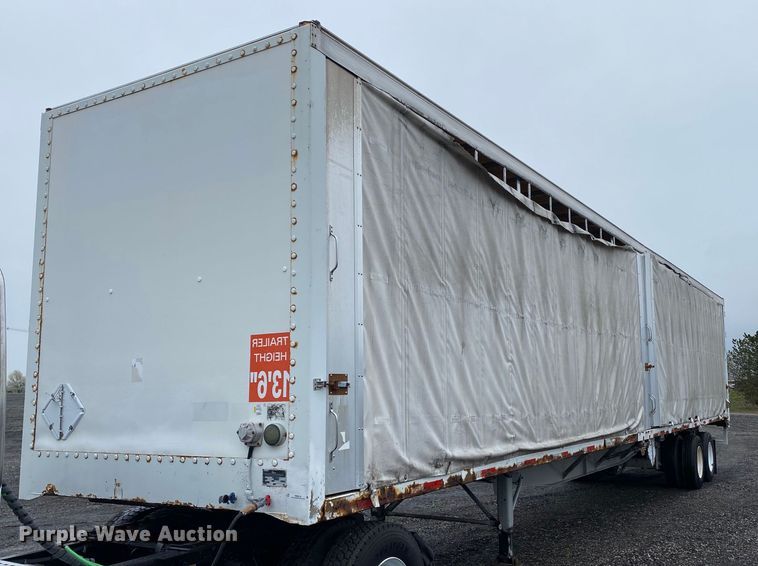 image for item KB9518 2005 NuVan NSS-53102  side curtain trailer