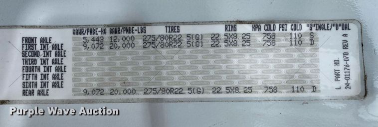 image for item KB9519 2014 Freightliner Cascadia  semi truck