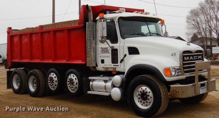 image for item KU9881 2004 Mack CV713 Granite  dump truck