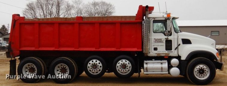 image for item KU9881 2004 Mack CV713 Granite  dump truck