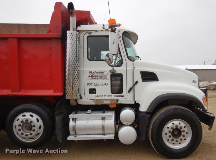 image for item KU9881 2004 Mack CV713 Granite  dump truck