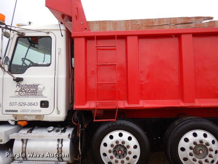 image for item KU9881 2004 Mack CV713 Granite  dump truck