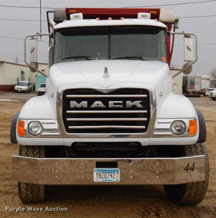 image for item KU9882 2007 Mack CV713 Granite  dump truck