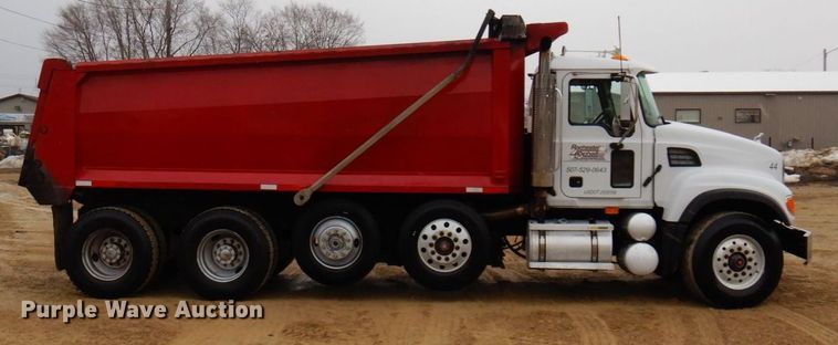 image for item KU9882 2007 Mack CV713 Granite  dump truck
