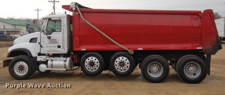 image for item KU9882 2007 Mack CV713 Granite  dump truck