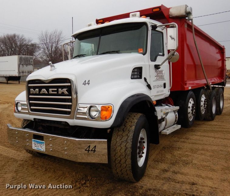 image for item KU9882 2007 Mack CV713 Granite  dump truck