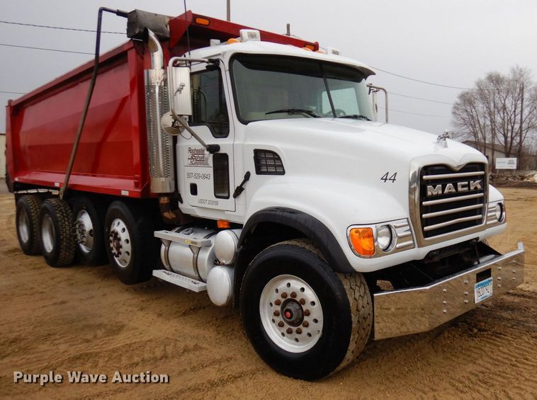 image for item KU9882 2007 Mack CV713 Granite  dump truck