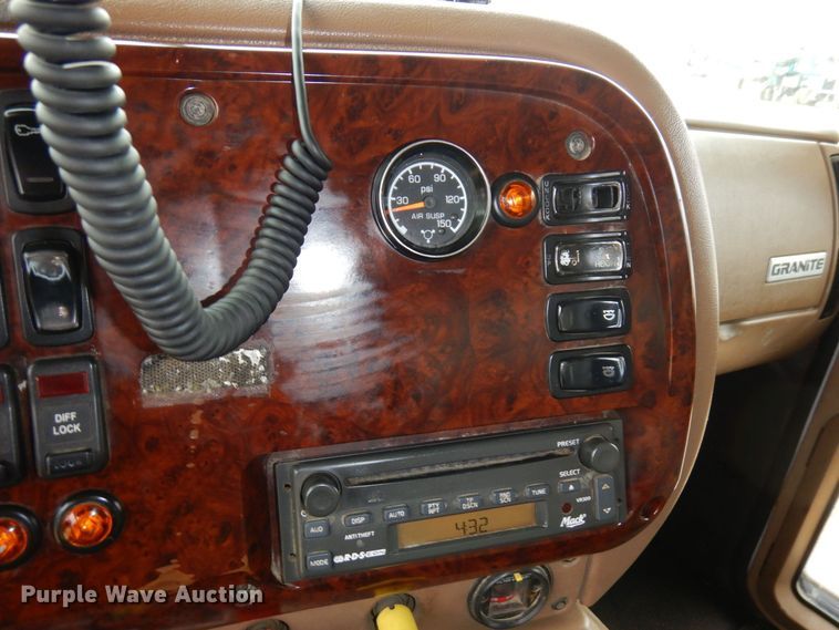 image for item KU9882 2007 Mack CV713 Granite  dump truck